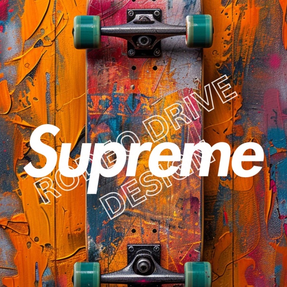 SUPREME WALL ART 11X17 FRAMED PRINT SUPREME POSTER BY THE ARTIST DENARDAI - Picture 2 of 2